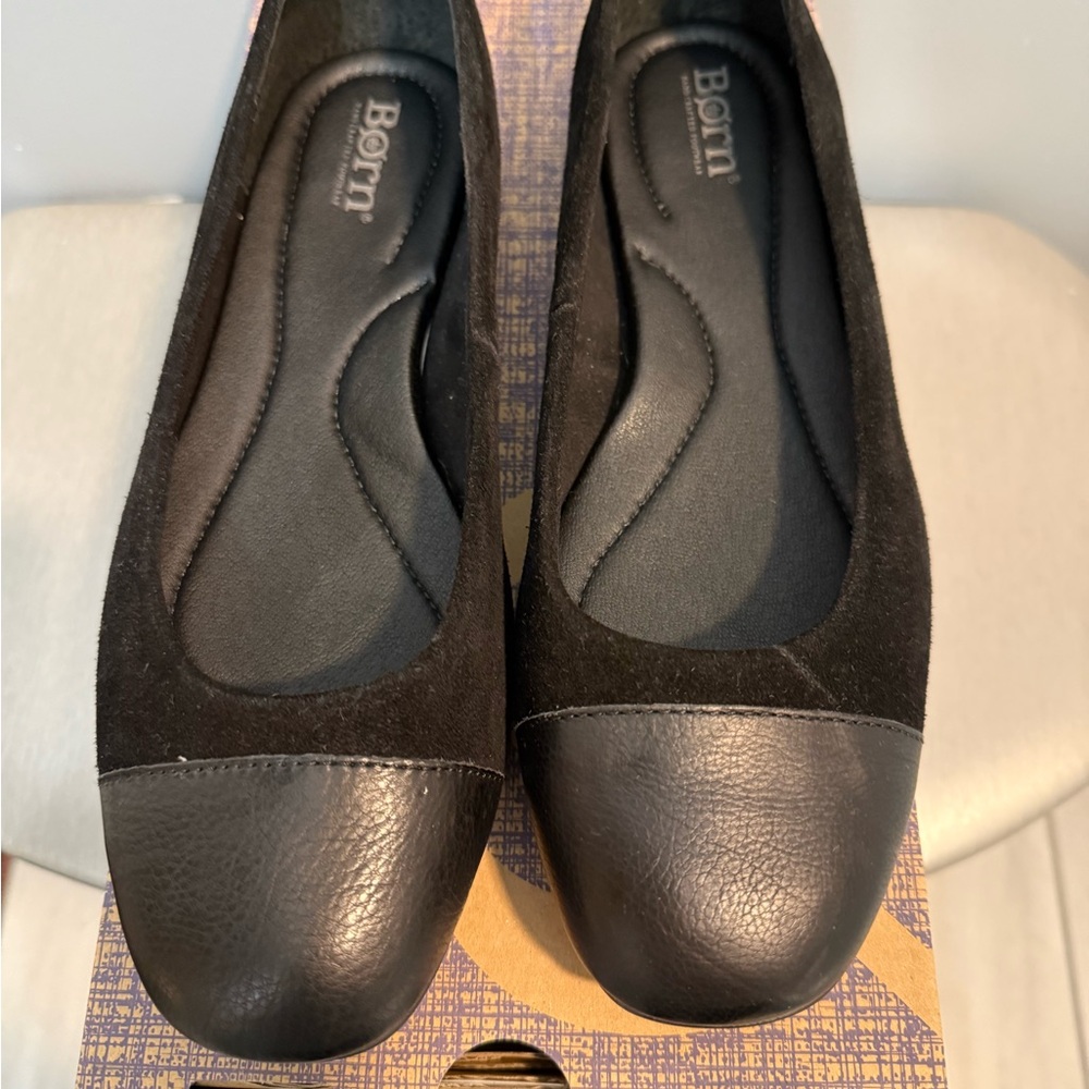Born Women's Black Flats